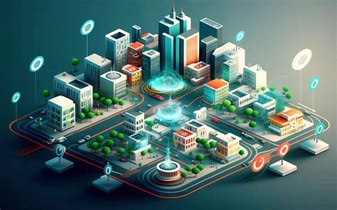 concept of smart city.